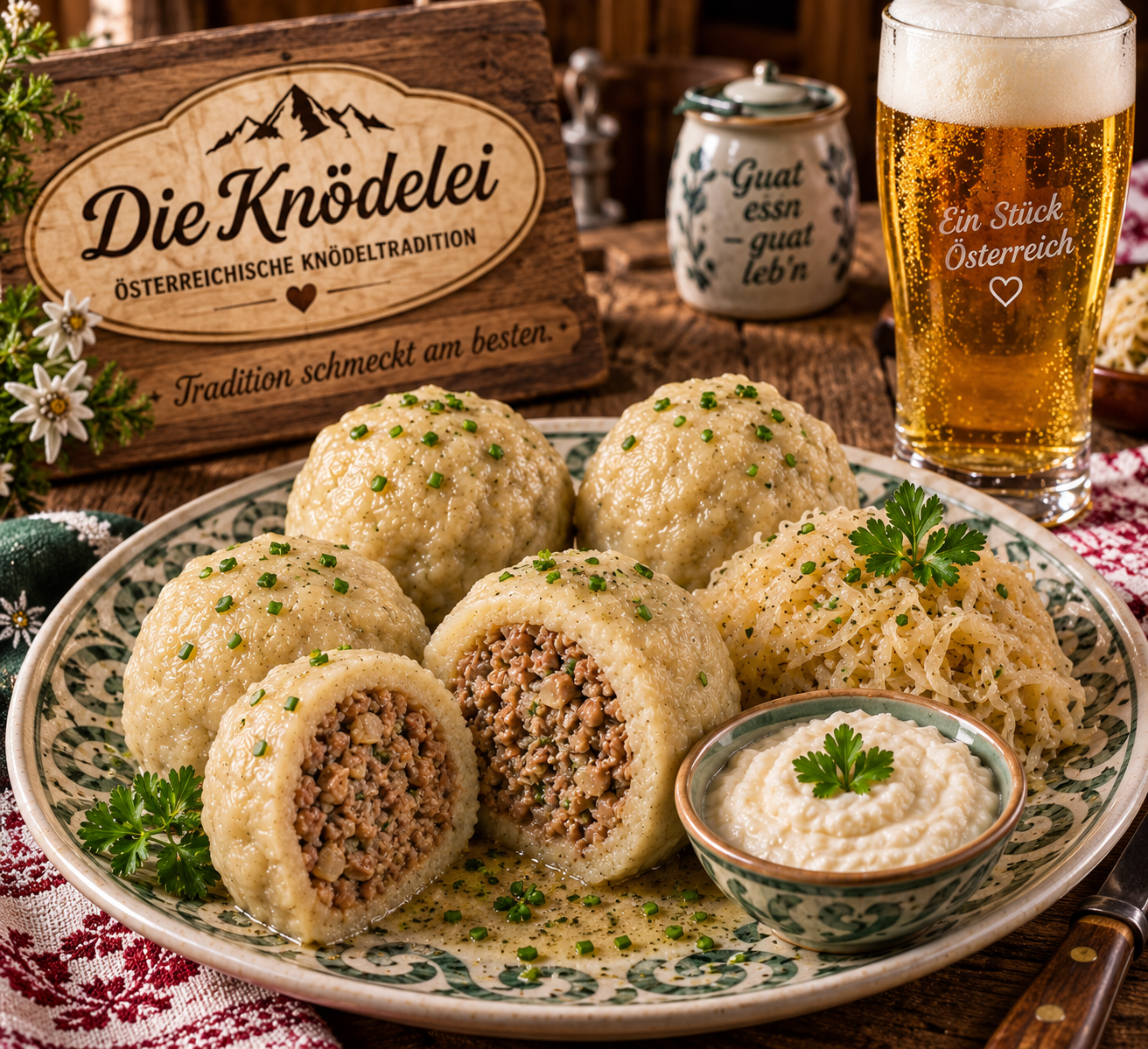Frankenburger Bratknödel – Kräftig gefüllt · nach oberösterreichischer Art