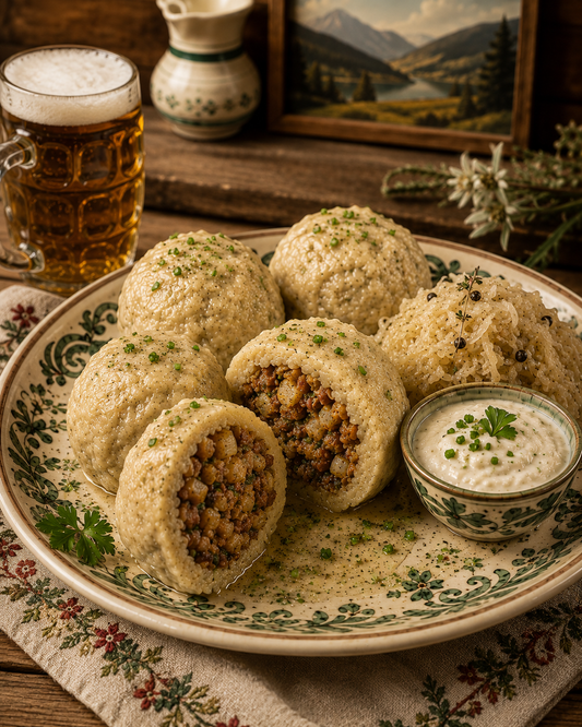 Mühlviertler Grammelknödel – Röstig gefüllt · nach oberösterreichischer Art